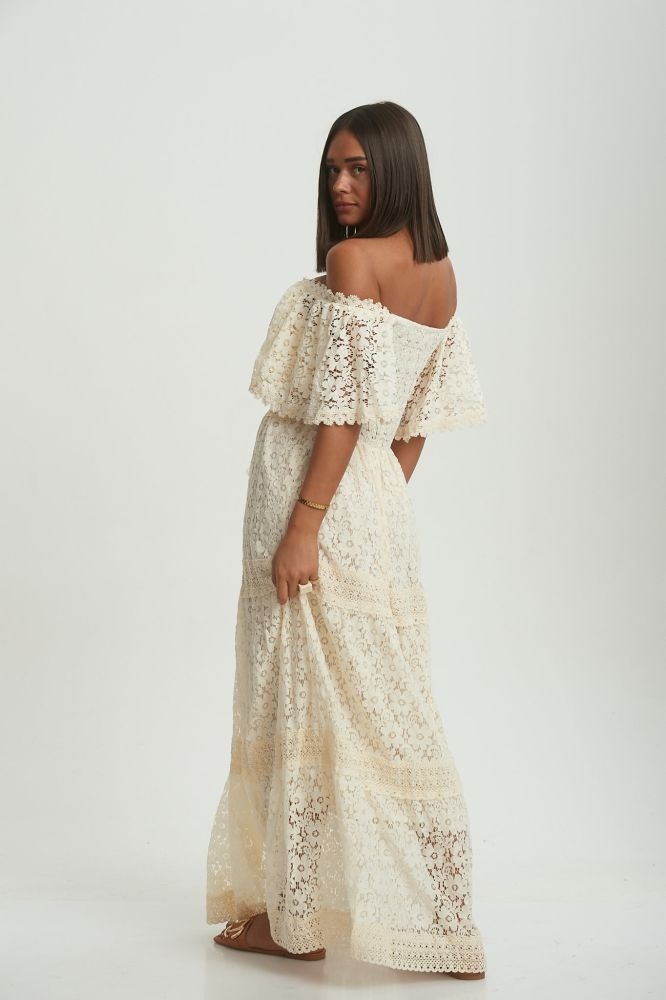 Φόρεμα Maxi Με Δανδέλα