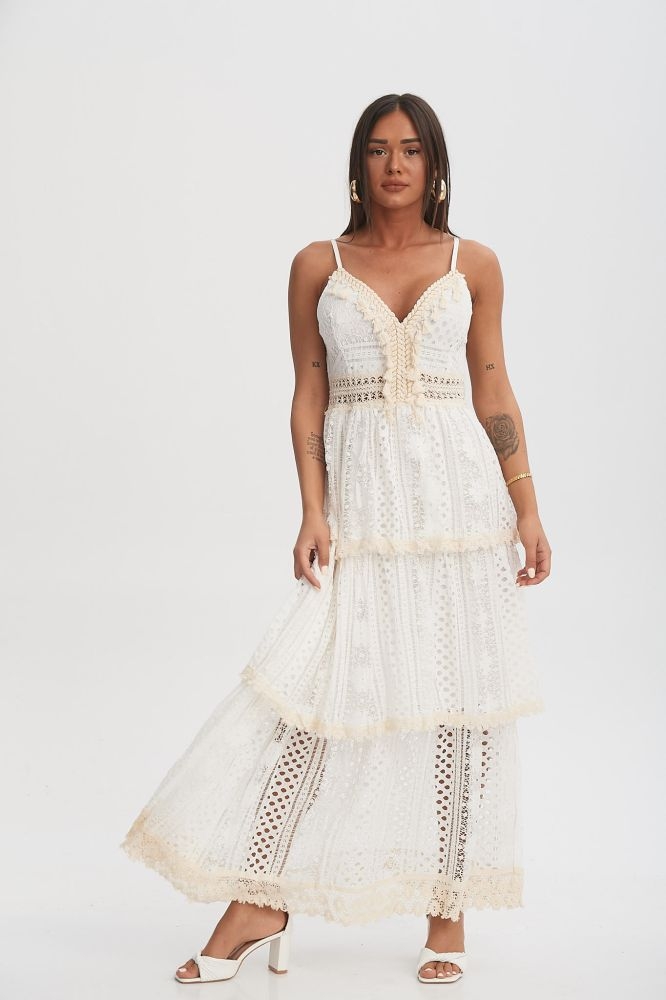 Ασύμετρο Δανδελένιο Φόρεμα