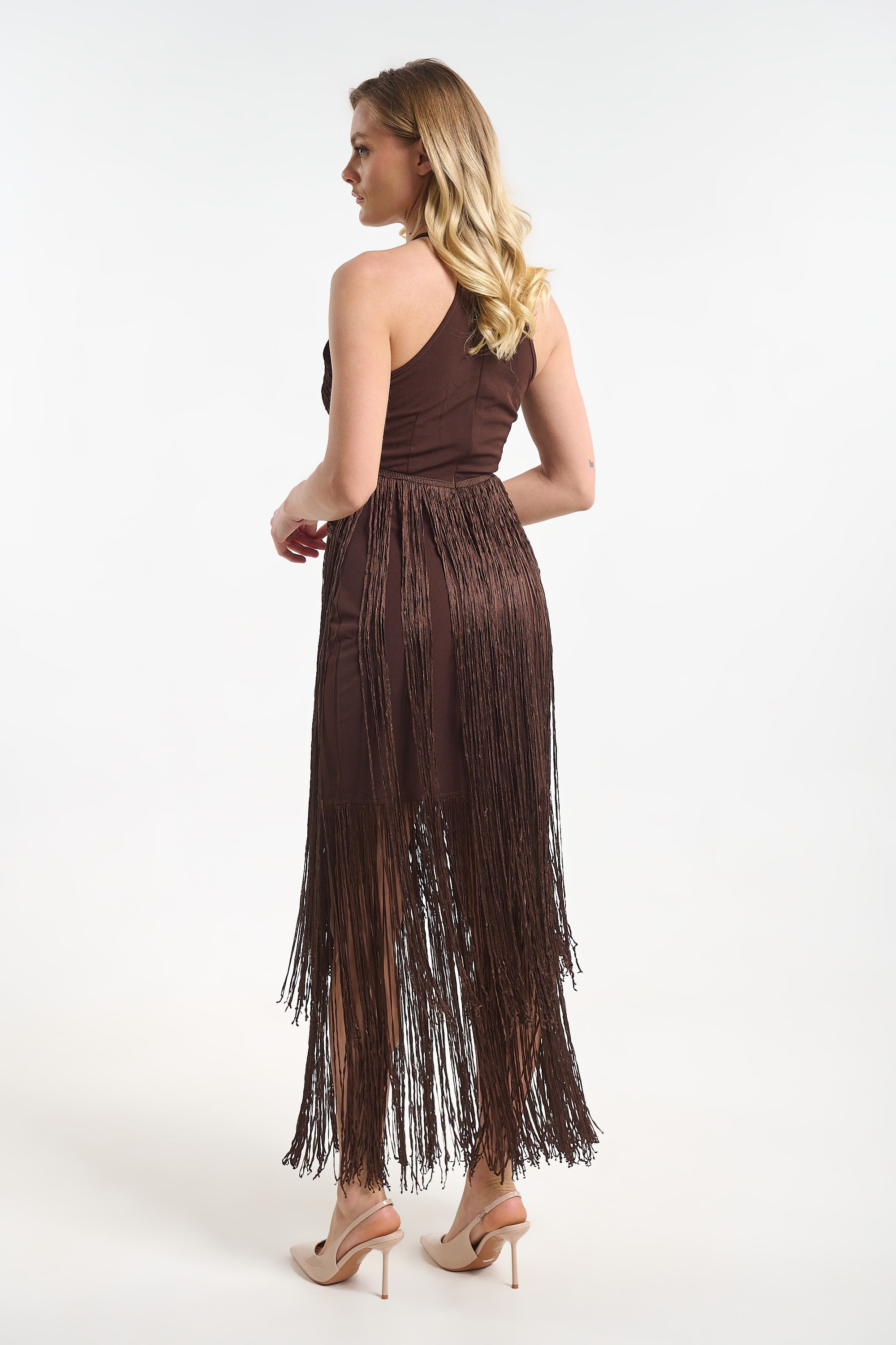 Long Fringe Dress for Women