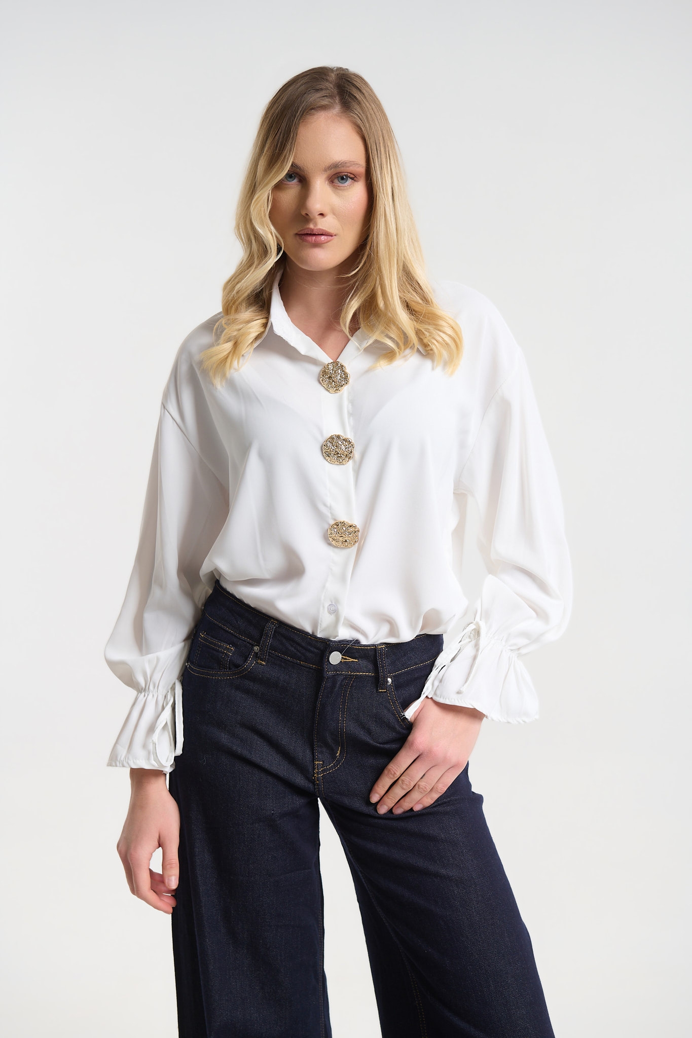 Πουκάμισο με Διακοσμητικά Κοχύλια