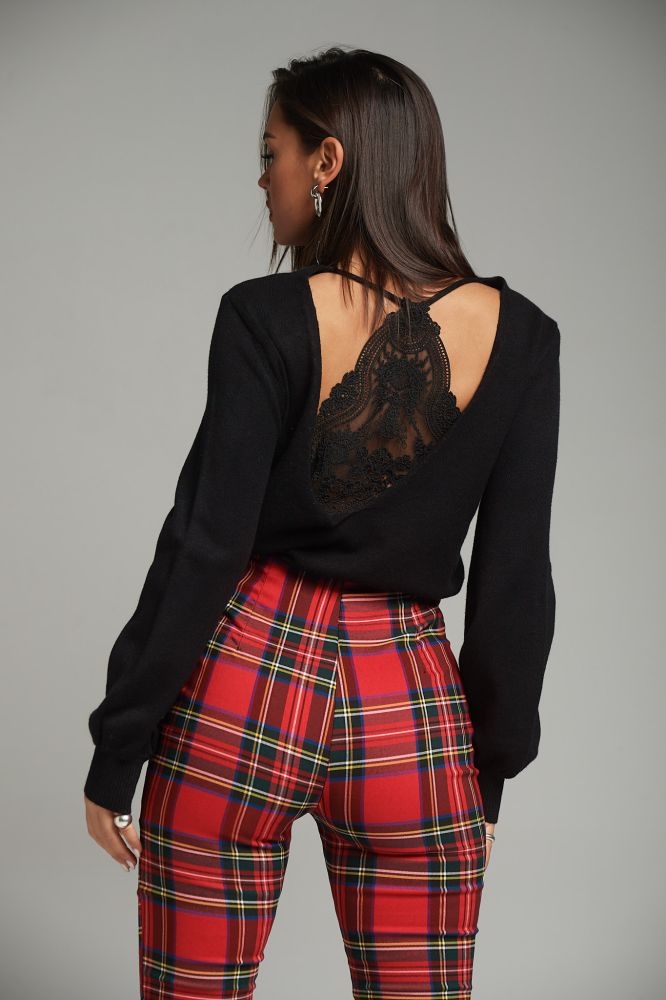 Μπλούζα Μοχέρ Πίσω Δανδέλα