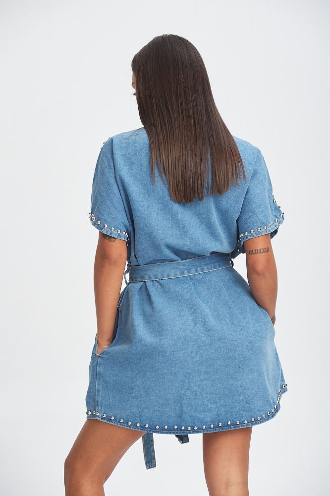 Φόρεμα Τζίν Με Τρούκ