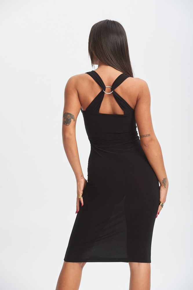 Φόρεμα Με Ράντες & Κρίκο