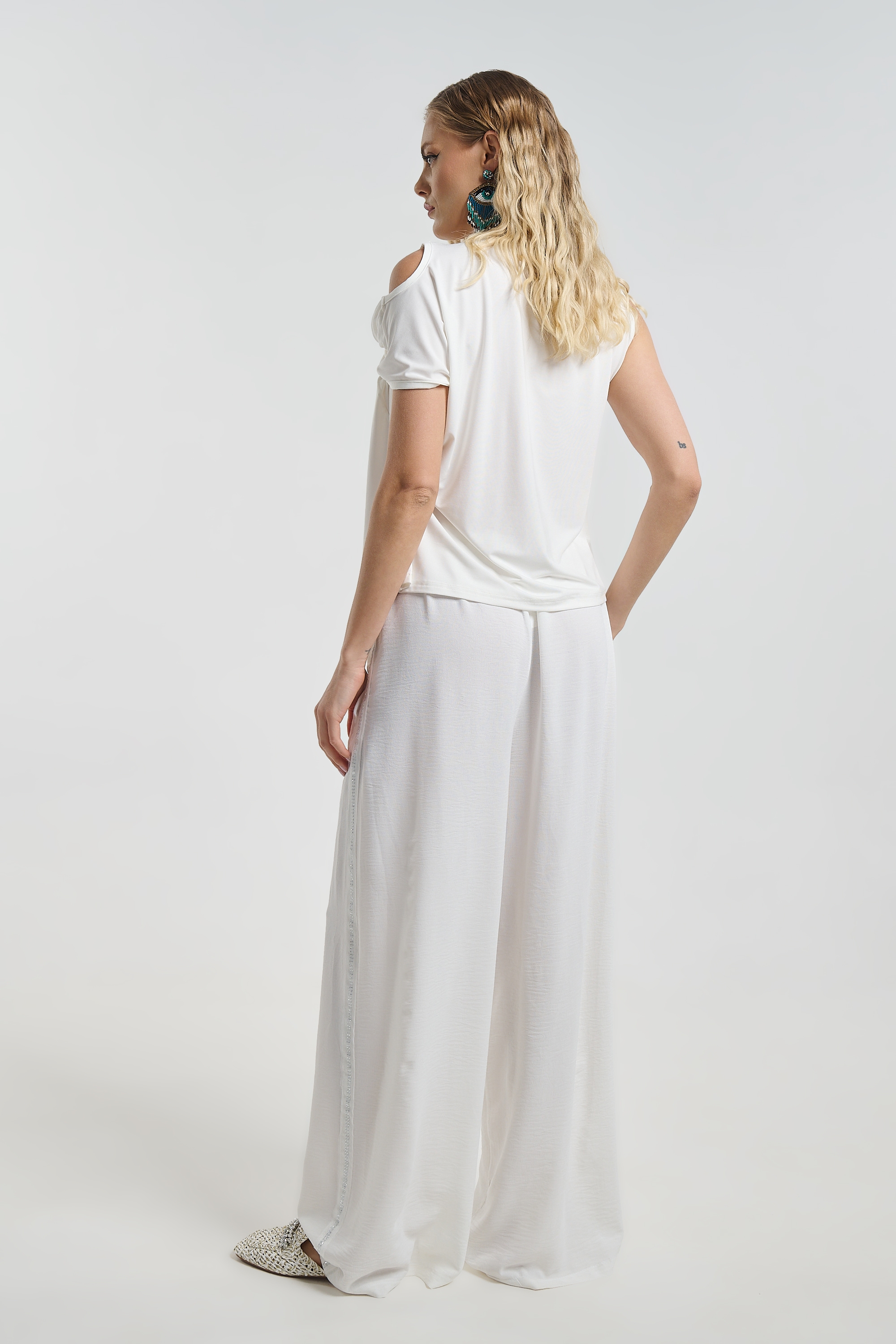 Kellys Asymmetric Draped Top