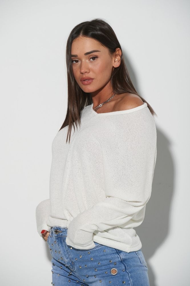 Kelly's  Μακρυμάνικη Μπλούζα Πλεχτή