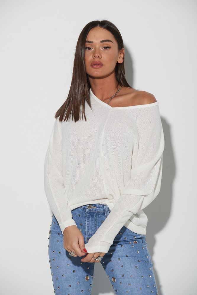 Kelly's  Μακρυμάνικη Μπλούζα Πλεχτή