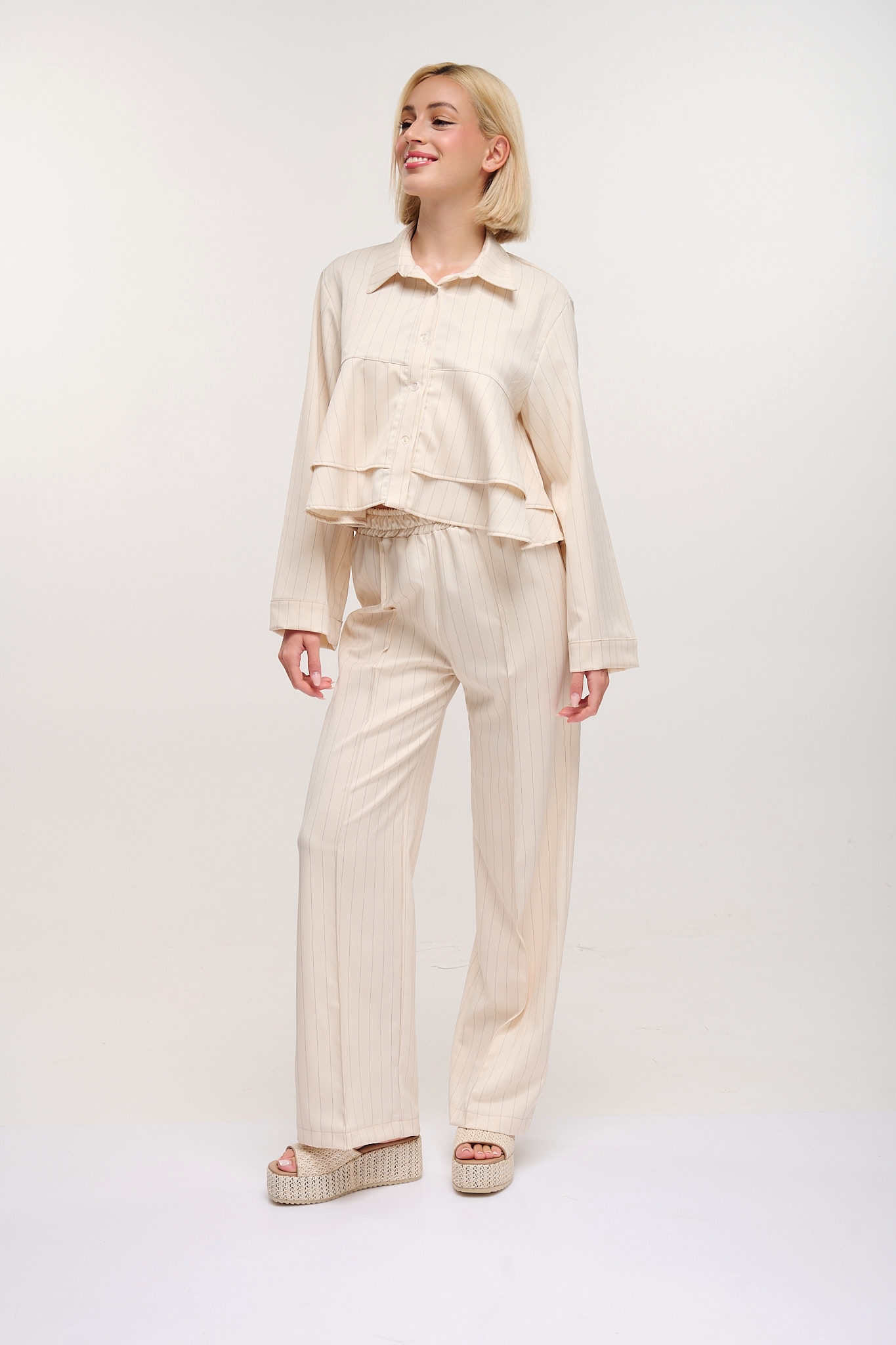 Short Striped Shirt Designed by Kellys