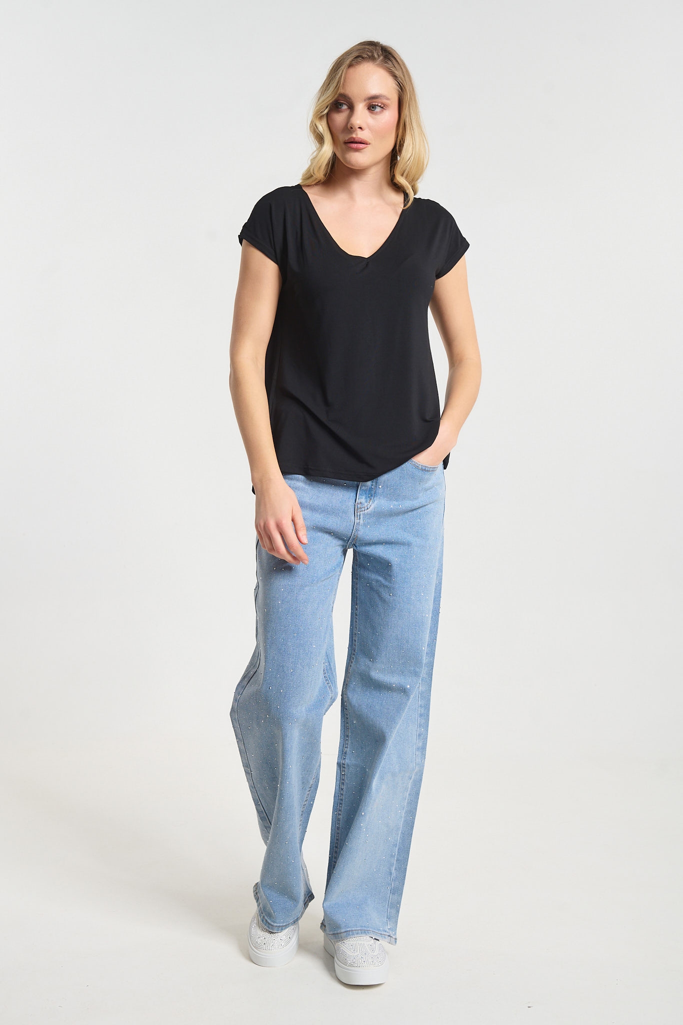 Kelly's Rhinestoned Back T-Shirt