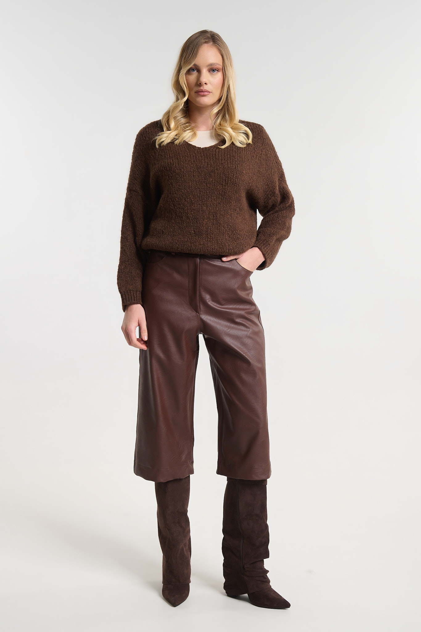 Ζιπ Κιλότ Δερματίνη