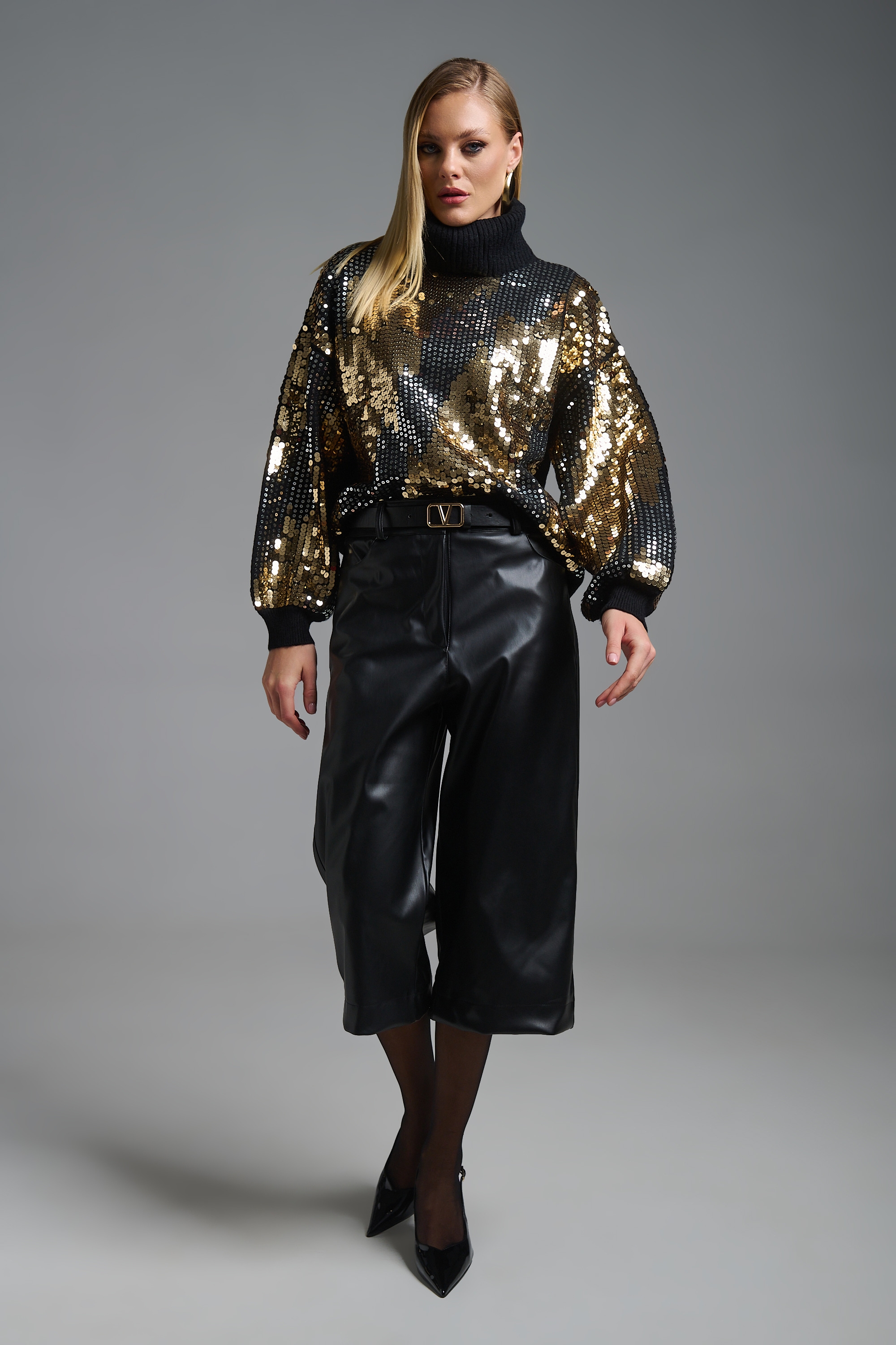 Ζιπ Κιλότ Δερματίνη