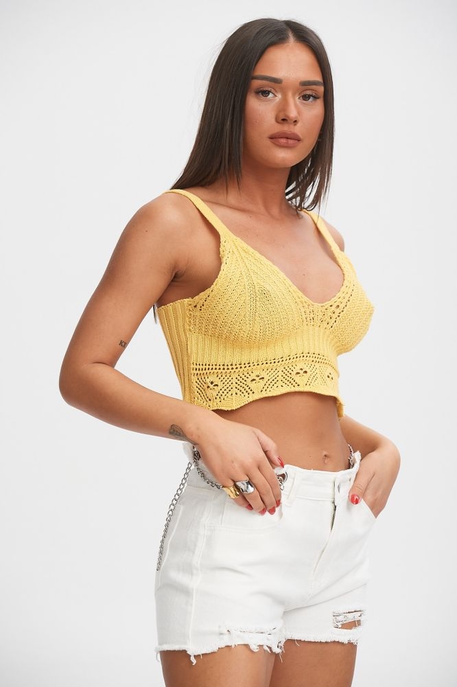 Τόπ Νημάτινο Με Τιράντες