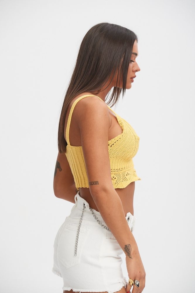 Τόπ Νημάτινο Με Τιράντες