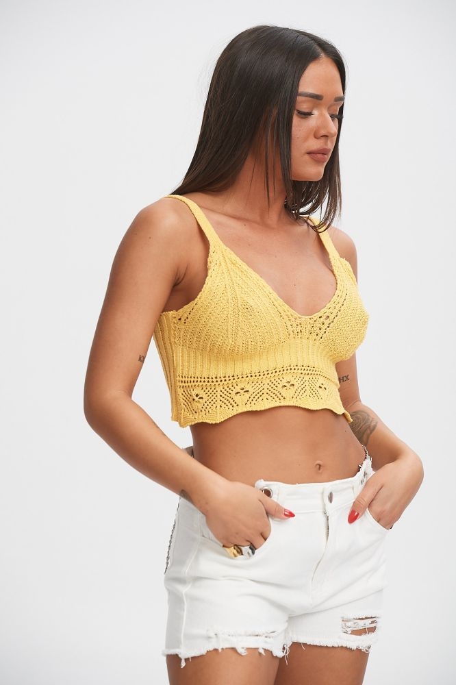 Τόπ Νημάτινο Με Τιράντες