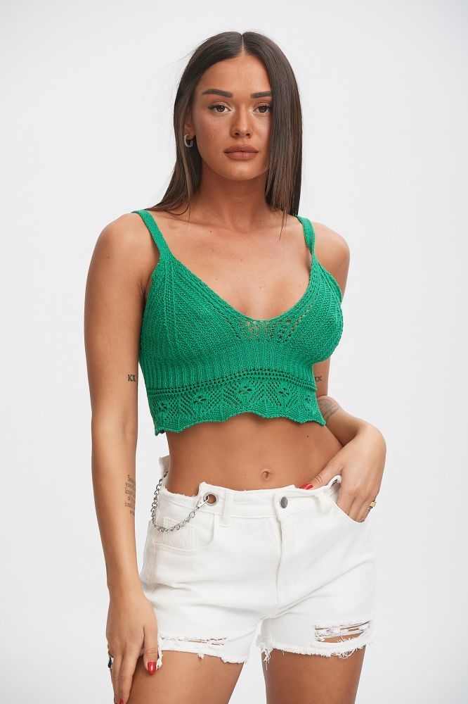 Τόπ Νημάτινο Με Τιράντες