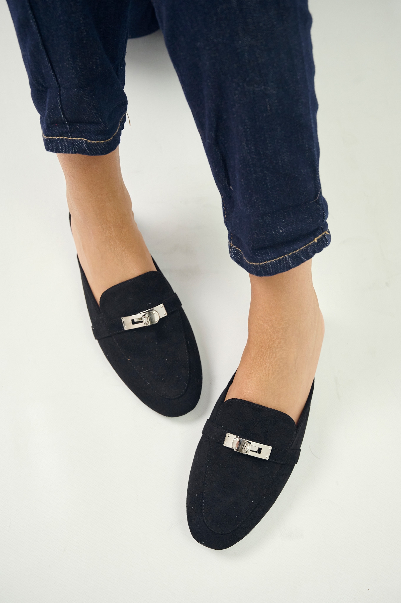 Mule Σουέιντ Με Κλειδαριά