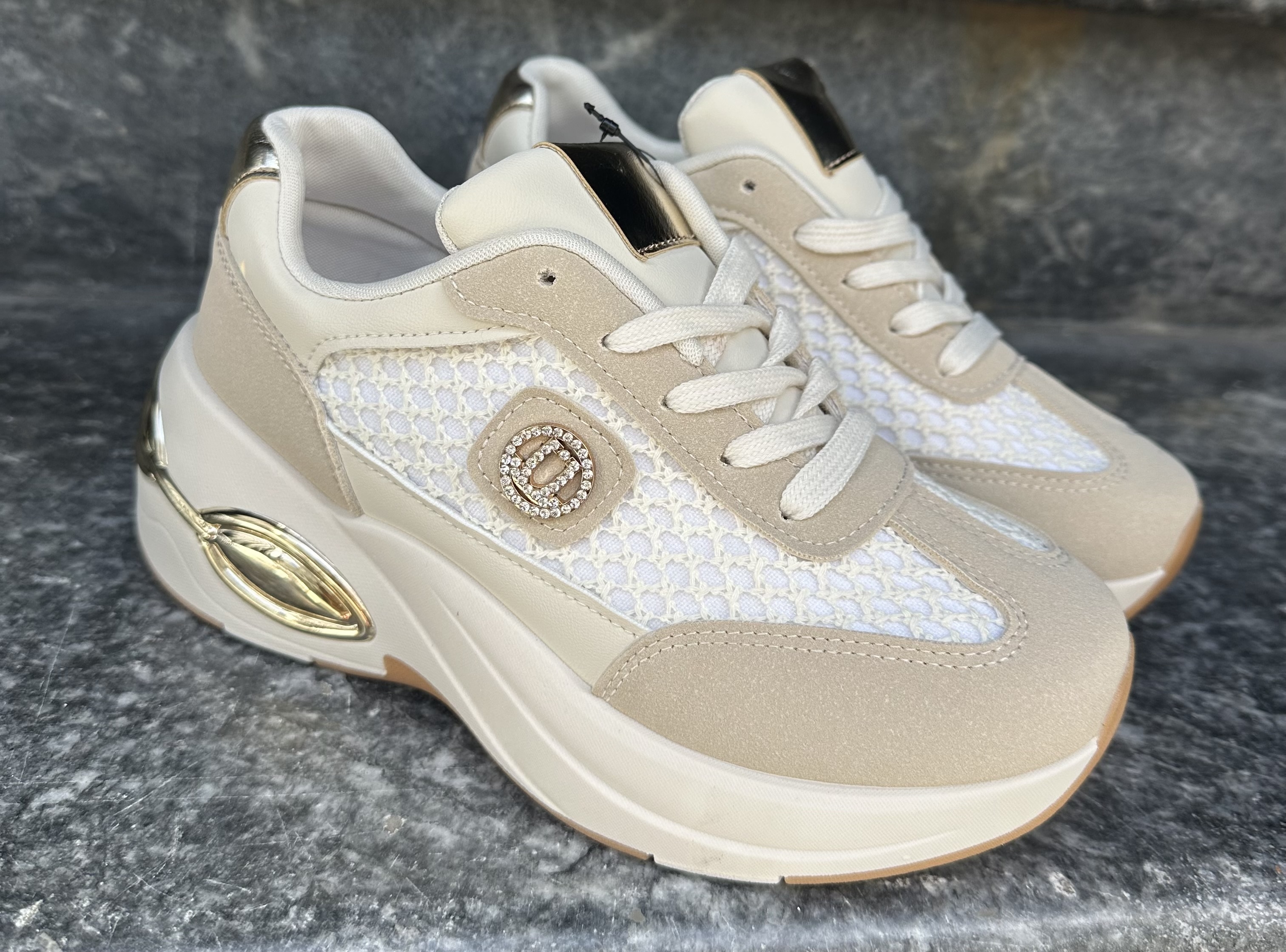 Platform Sneakers Featuring Decorative Details