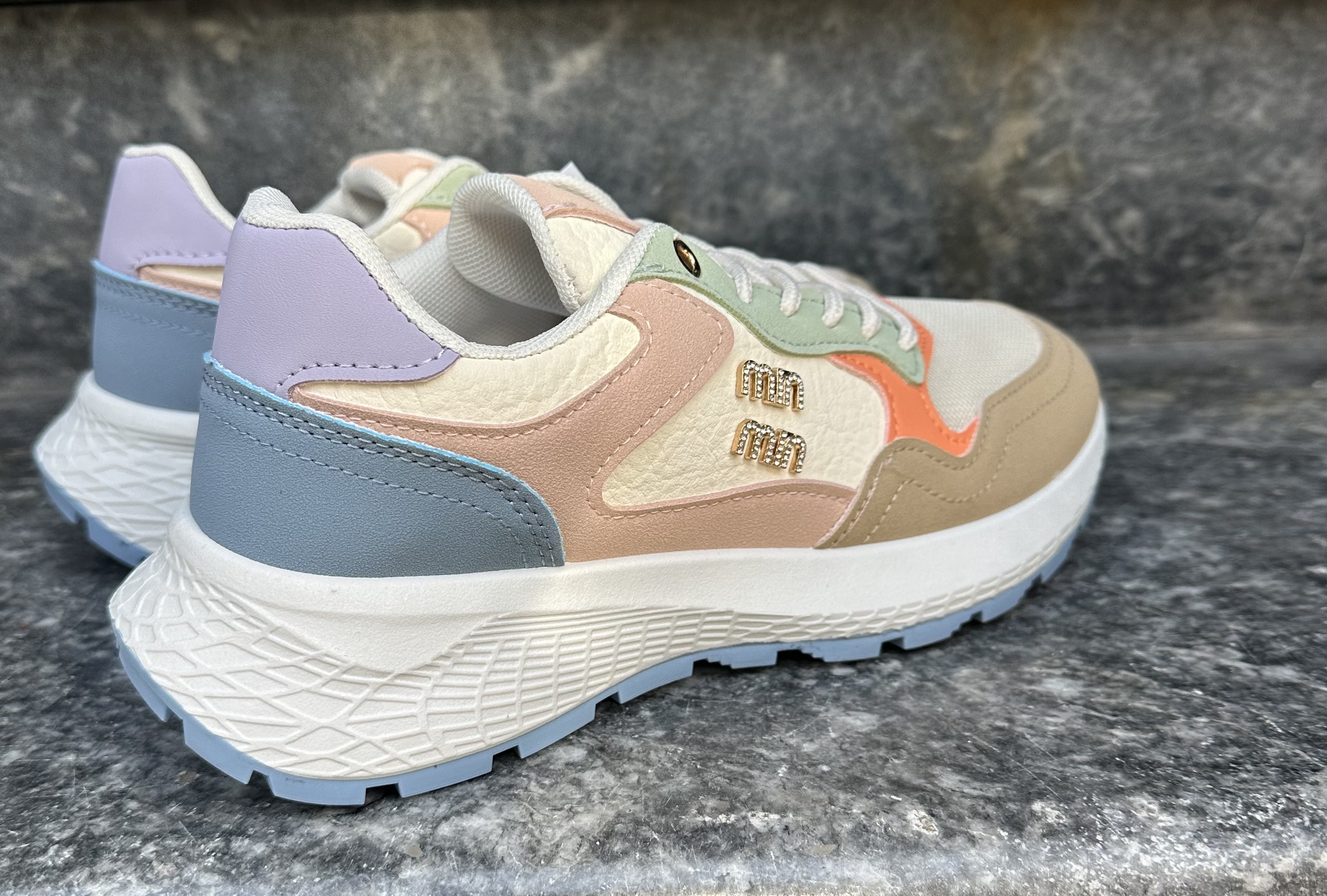 MIN MIN Multicolour Lace-Up Sneaker