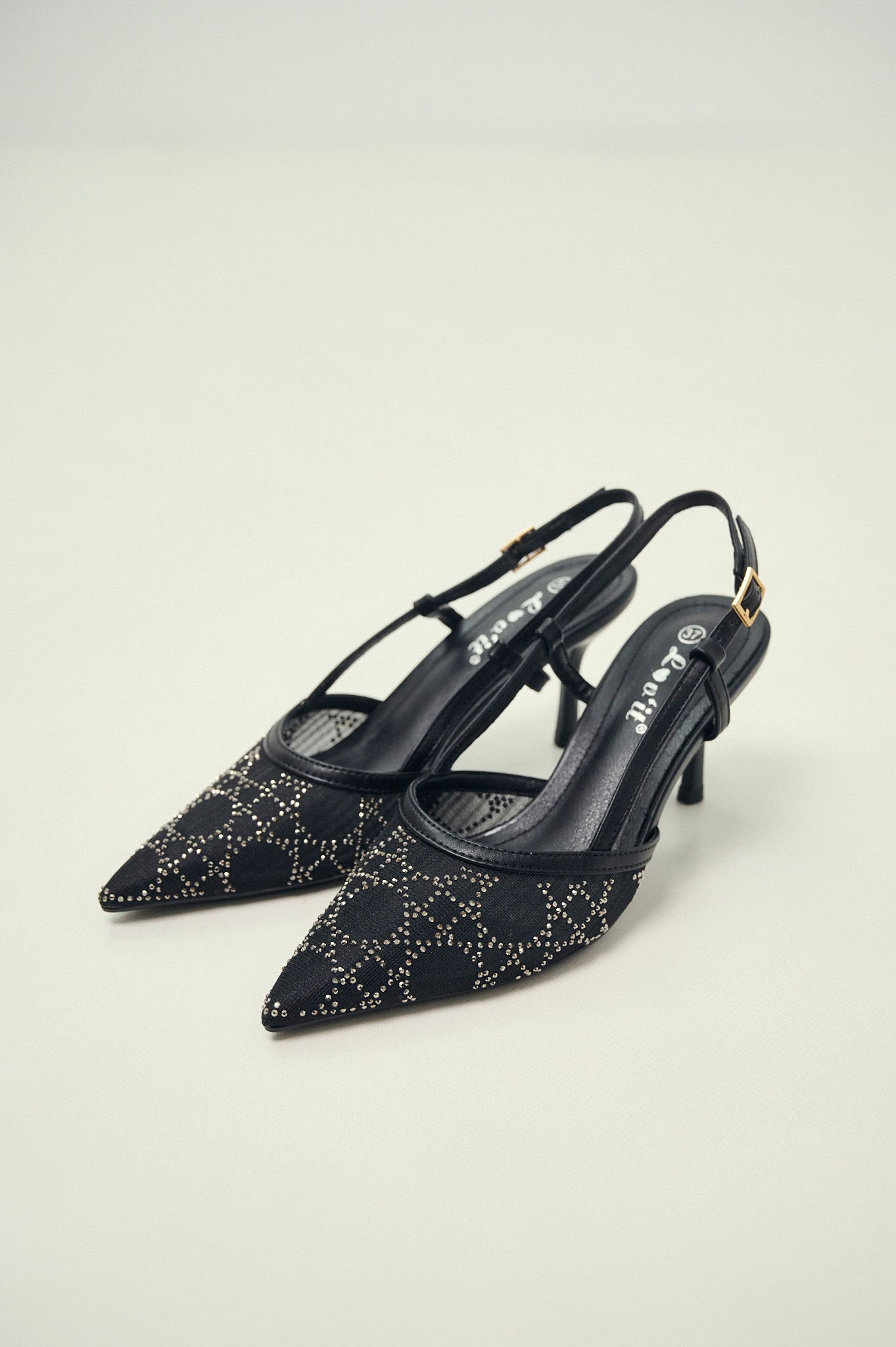 Γόβα Με Τούλινη Λεπτομέρεια & Στρας