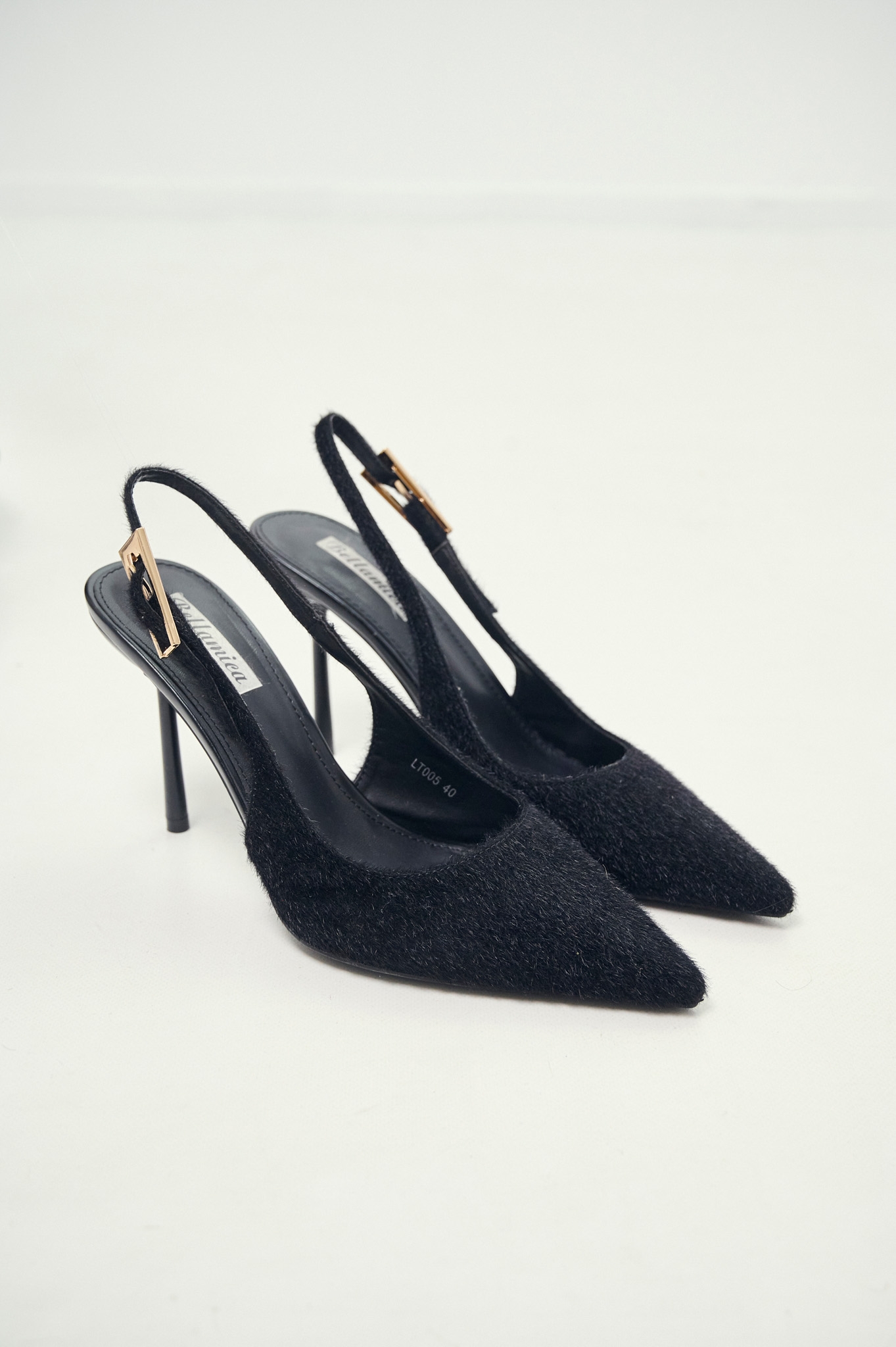 Γόβα Ξώφτερνη Τριχωτή