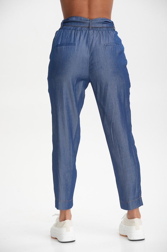 On Line Παντελόνα Με Τσέπες Τζίν