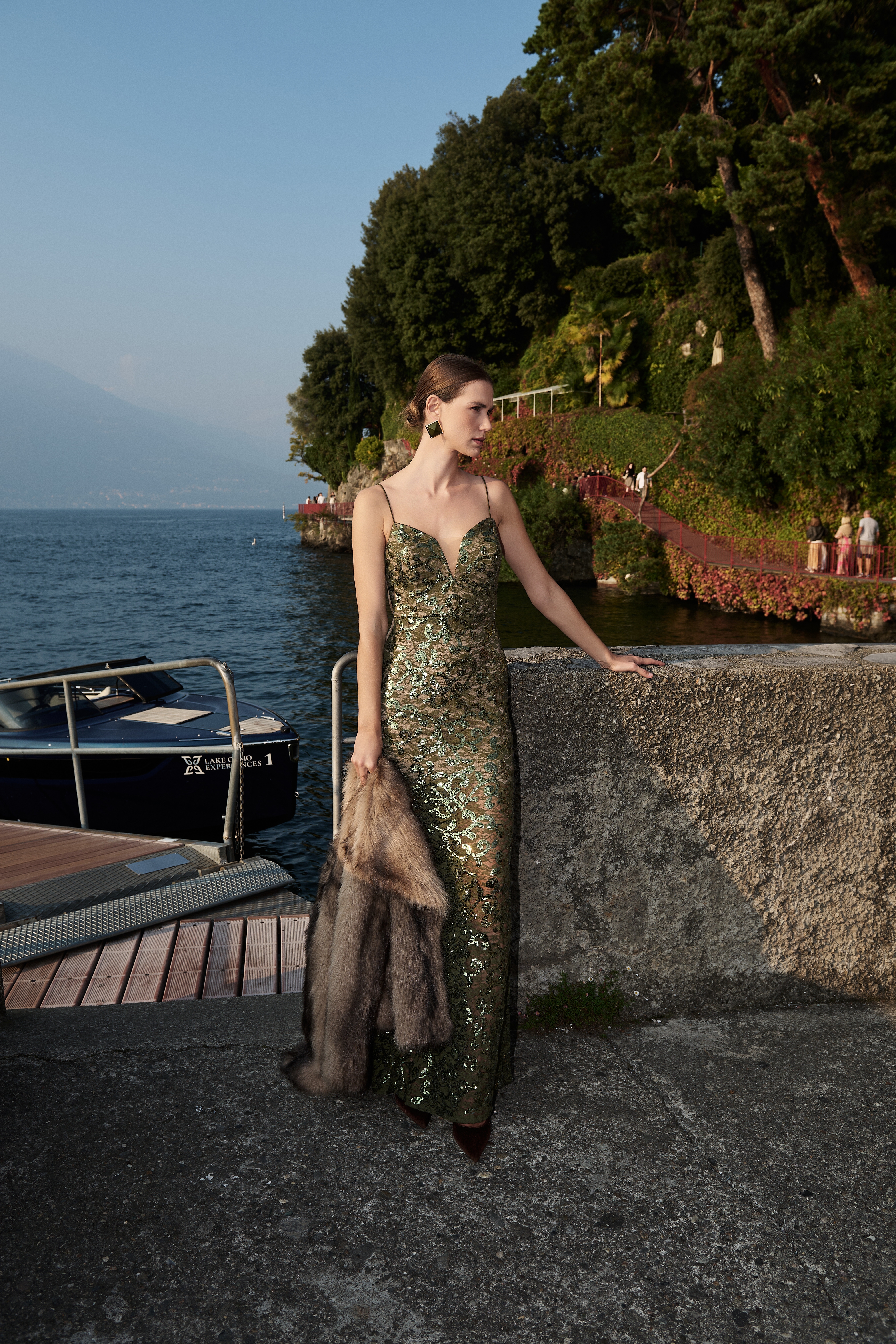 Sequin Strapped Maxi Dress