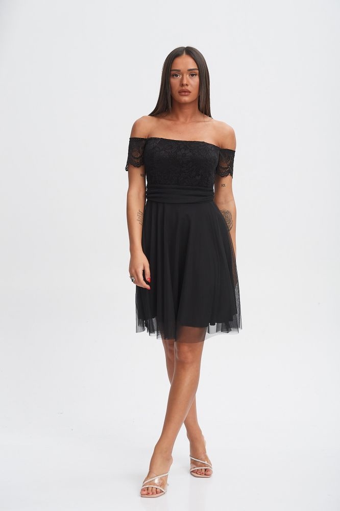 Φόρεμα Τούλινο Με Δανδέλα