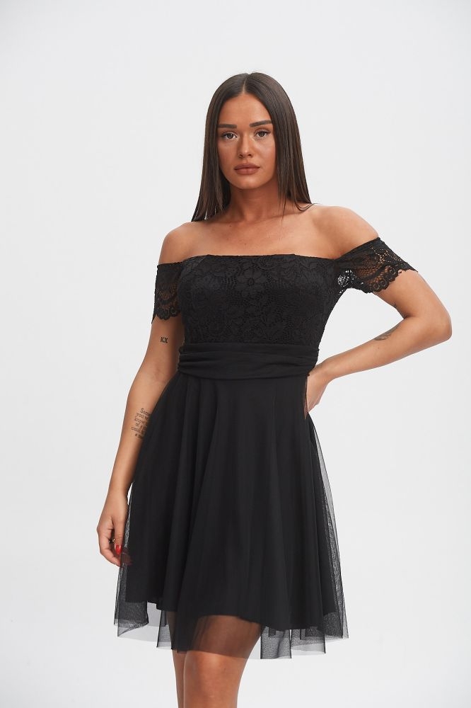 Φόρεμα Τούλινο Με Δανδέλα