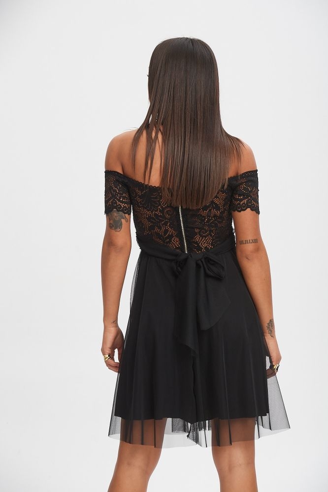 Φόρεμα Τούλινο Με Δανδέλα