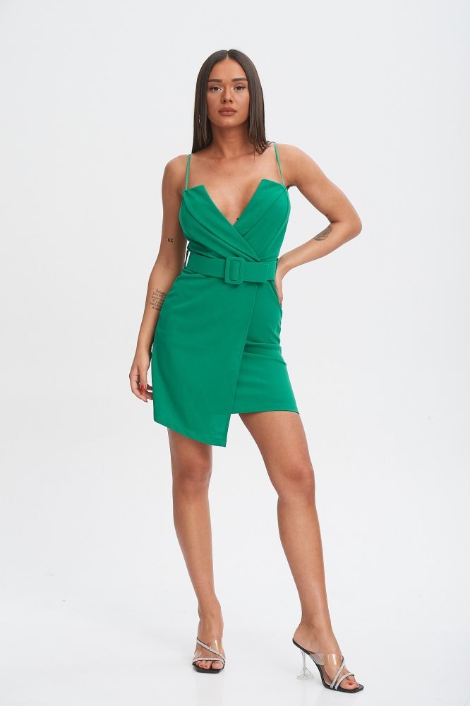 Φόρεμα Κρουαζέ Με Ζωνάκι