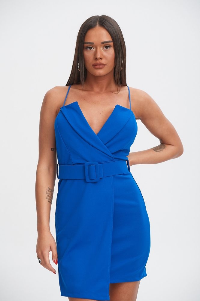 Φόρεμα Κρουαζέ Με Ζωνάκι