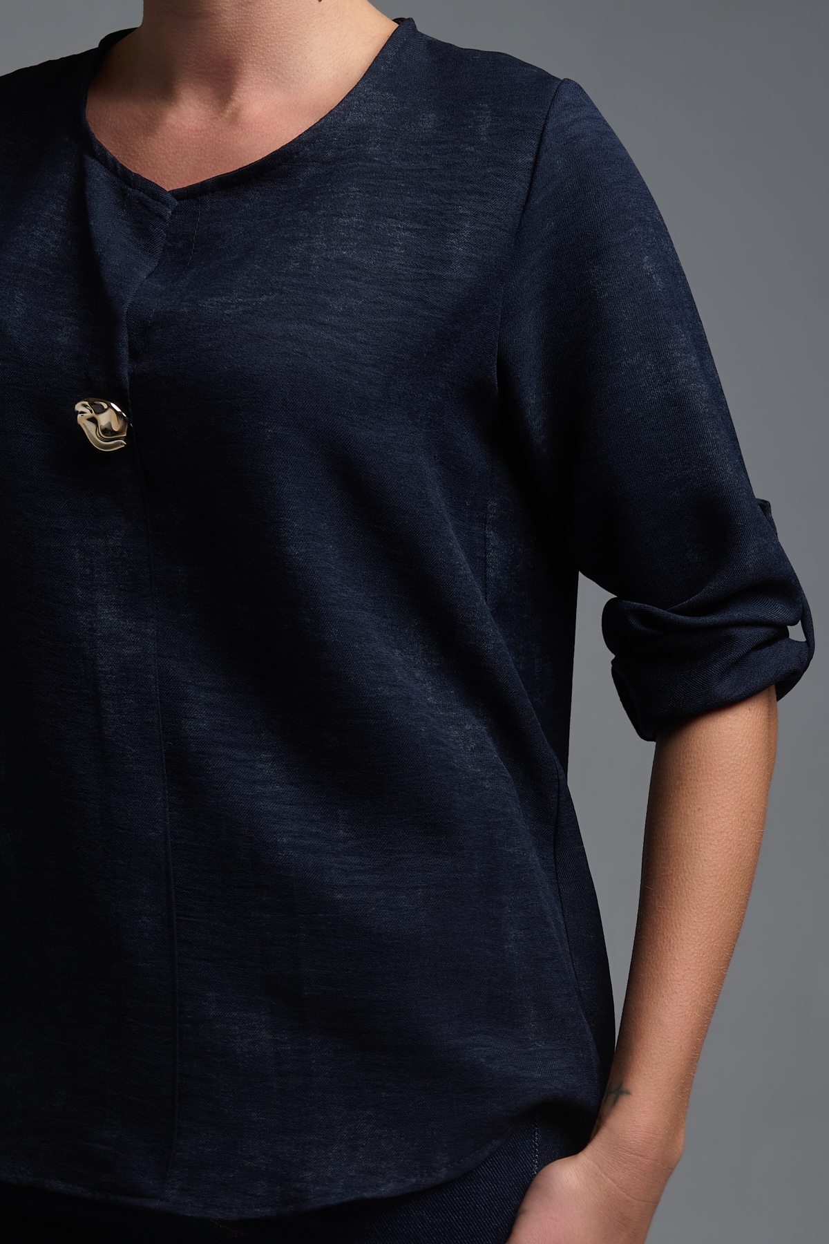 Buttons Decorated Shirt