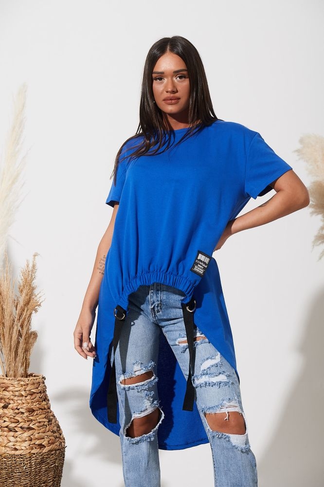 Μπλούζα Φούτερ Με Λάστιχο & Ιμάντα