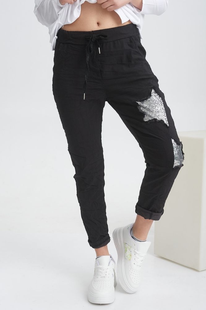 Παντελόνι με Παγιετένια Αστέρια