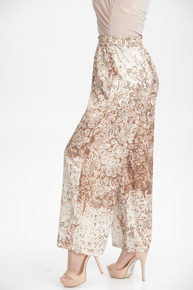 Παντελόνα Σατέν Με Αχνά Λαχούρ