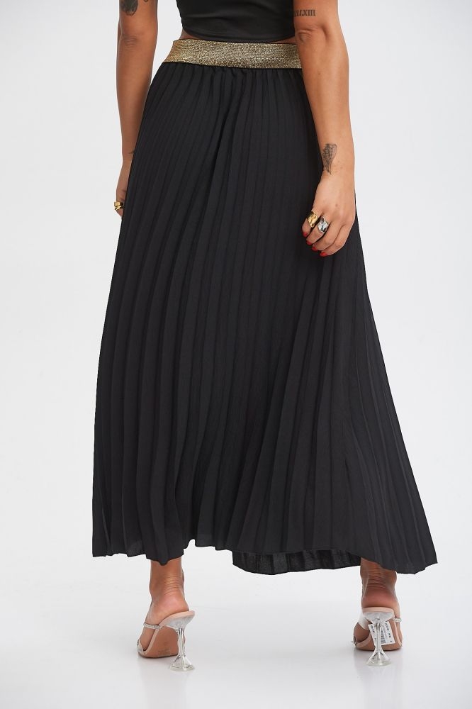 Midi Pleated Skirt