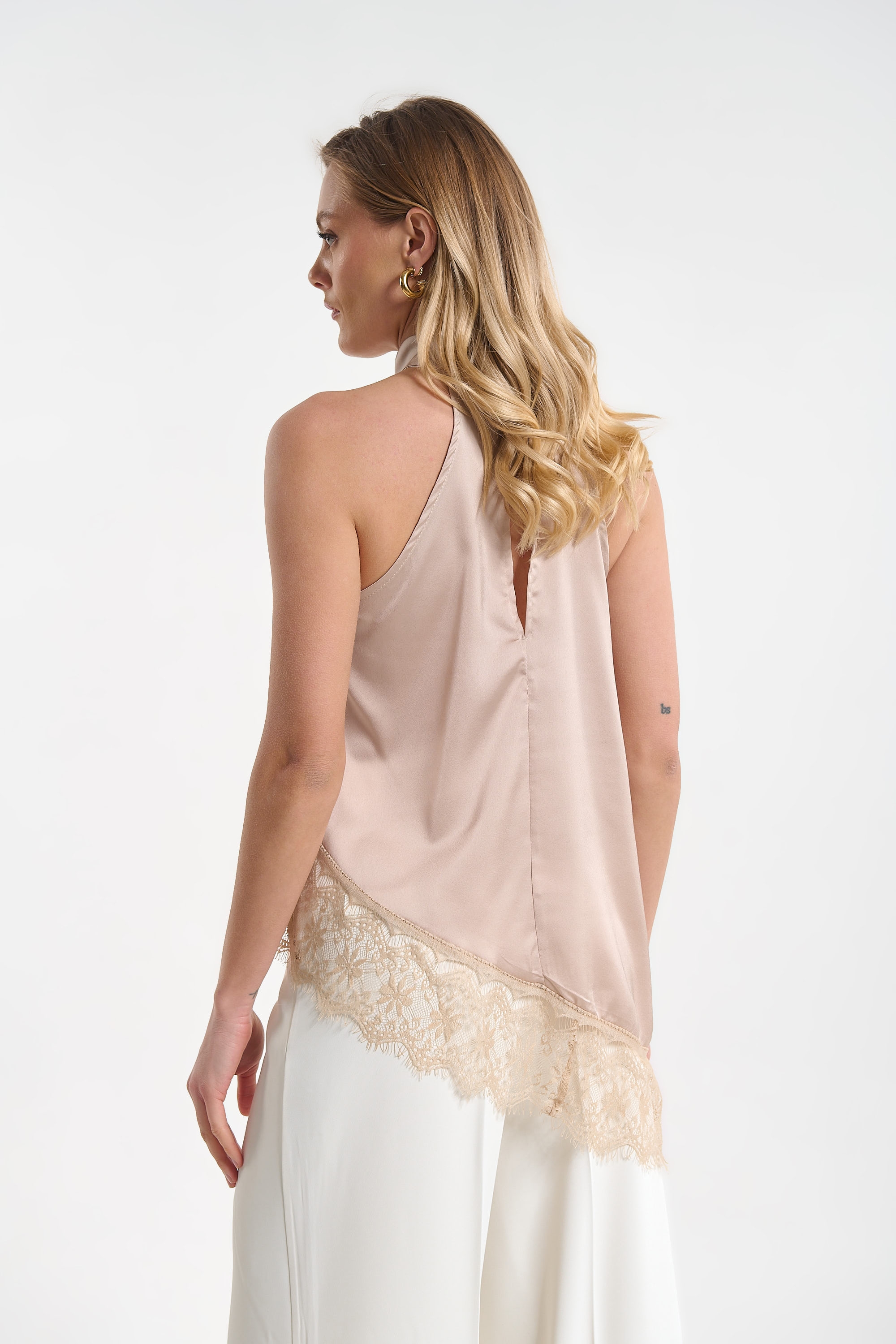 Satin Lace Top for Women
