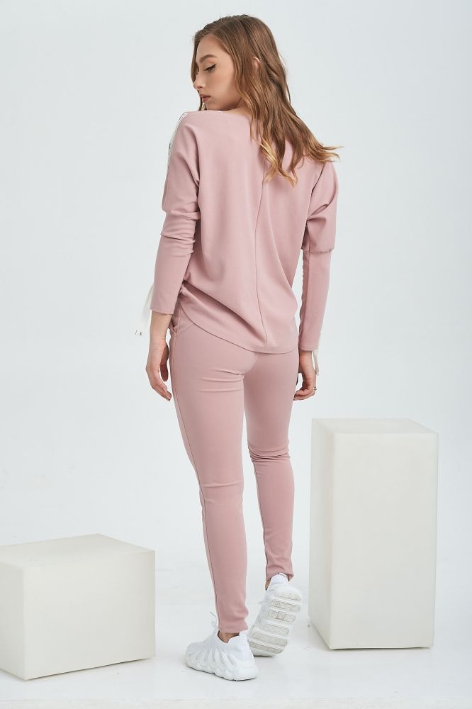 Σετ Τόπ & Παντελόνι & Letter Print