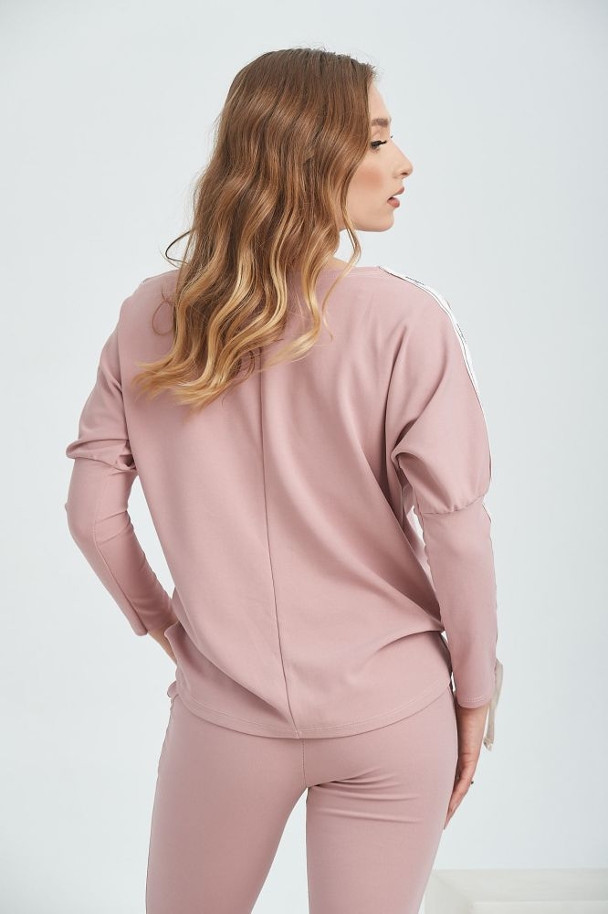 Σετ Τόπ & Παντελόνι & Letter Print