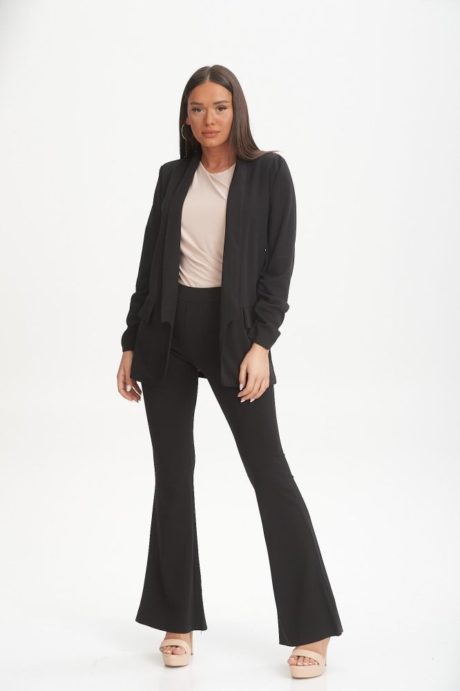 Ζακέτα Με Σουρωτό Μανίκι & Fake Τσέπη