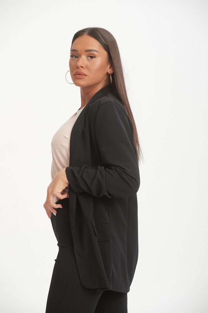 Ζακέτα Με Σουρωτό Μανίκι & Fake Τσέπη