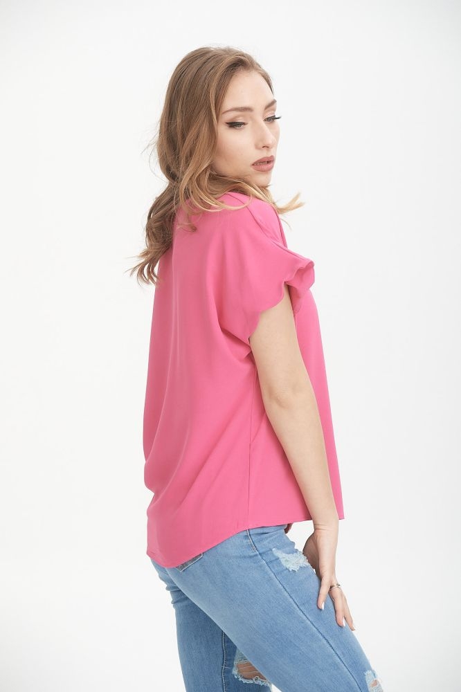 Μπλούζα Με Κυματάκια στο V