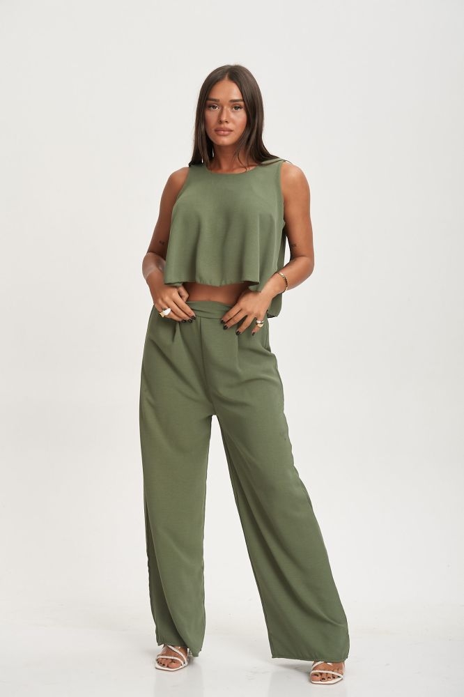 Σετ Τόπ & Παντελόνα Κρέπ