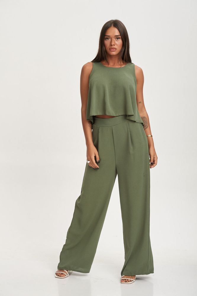 Σετ Τόπ & Παντελόνα Κρέπ