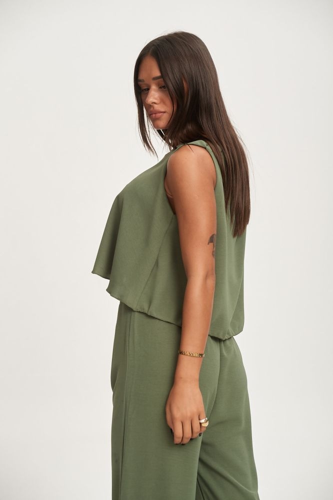 Σετ Τόπ & Παντελόνα Κρέπ