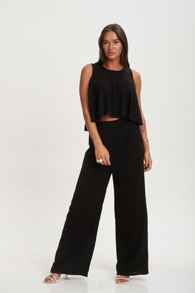 Σετ Τόπ & Παντελόνα Κρέπ