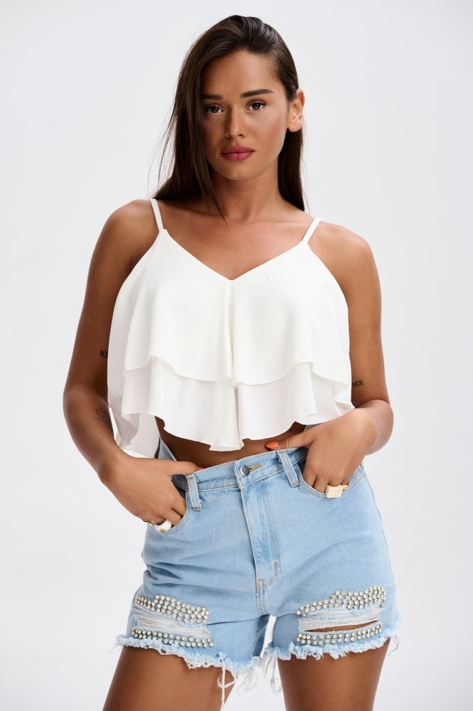 Τόπ Με Βολάν Μονόχρωμο