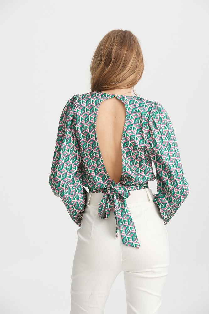 Τόπ Με Δέσιμο Πίσω