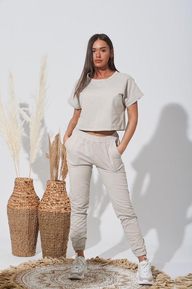 Σετ Τόπ & Παντελόνι Φούτερ