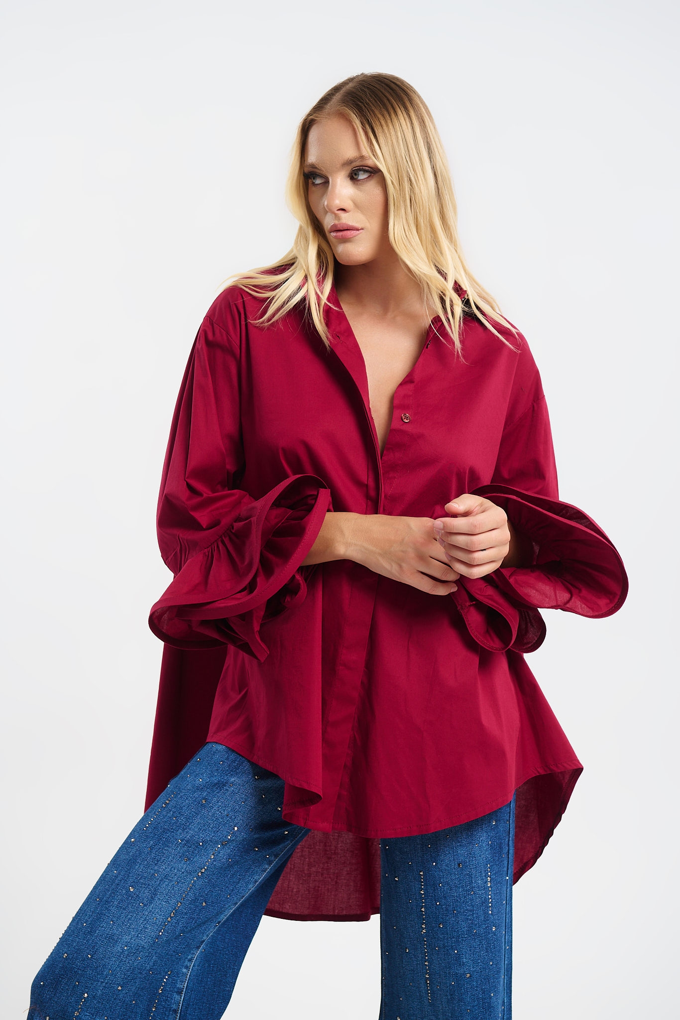 Oversized Shirt 3D Sleeved
