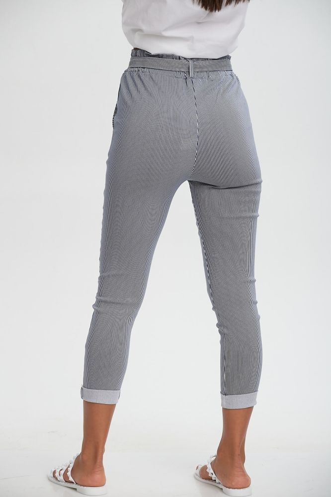 Stripped High Waist Pants